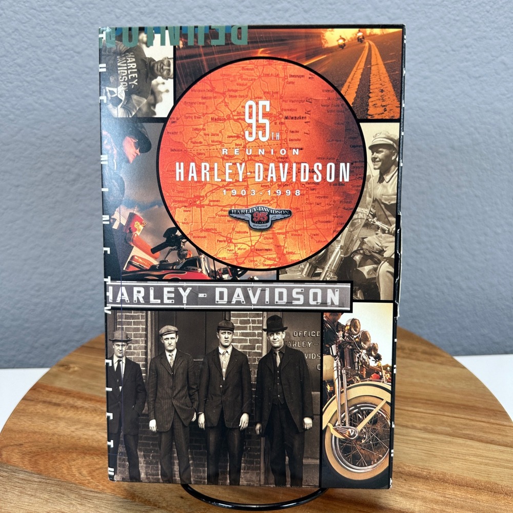 VTG Harley-Davidson 95th Anniversary Reunion 1903-1998 Commemorative Patch Set